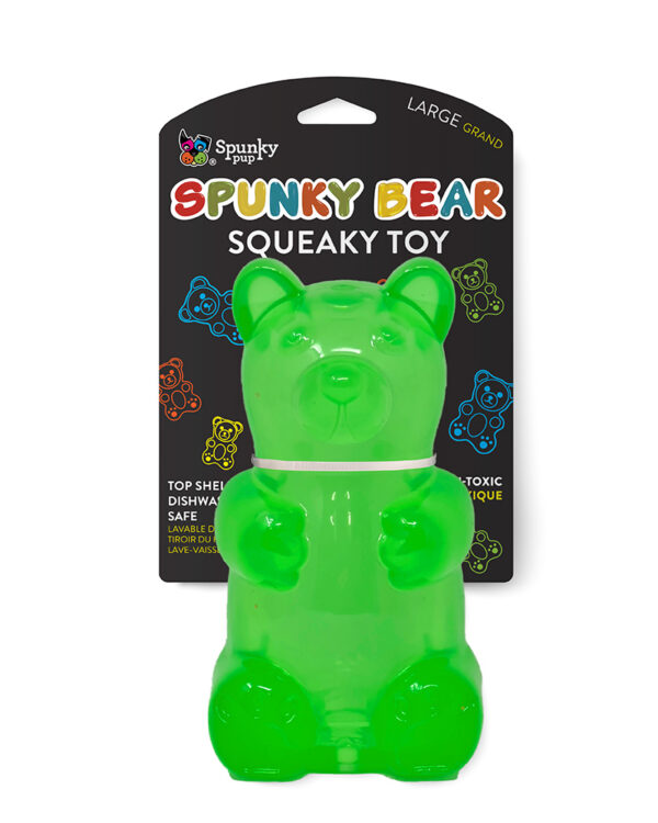 Squeaky Bear Toy - Assorted Colours/Sizes - Image 3