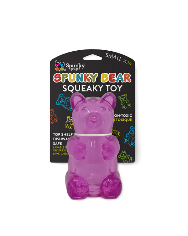 Squeaky Bear Toy - Assorted Colours/Sizes - Image 4