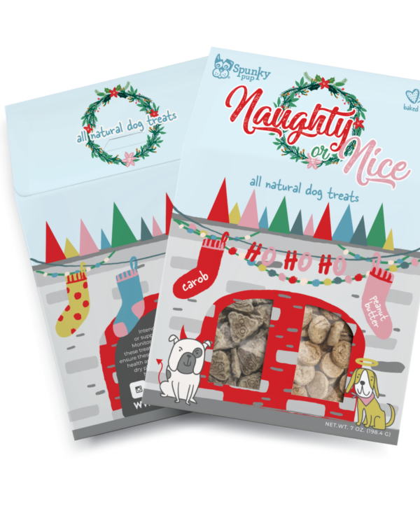 Naughty & Nice Holiday Dog Treats 7oz - Image 5