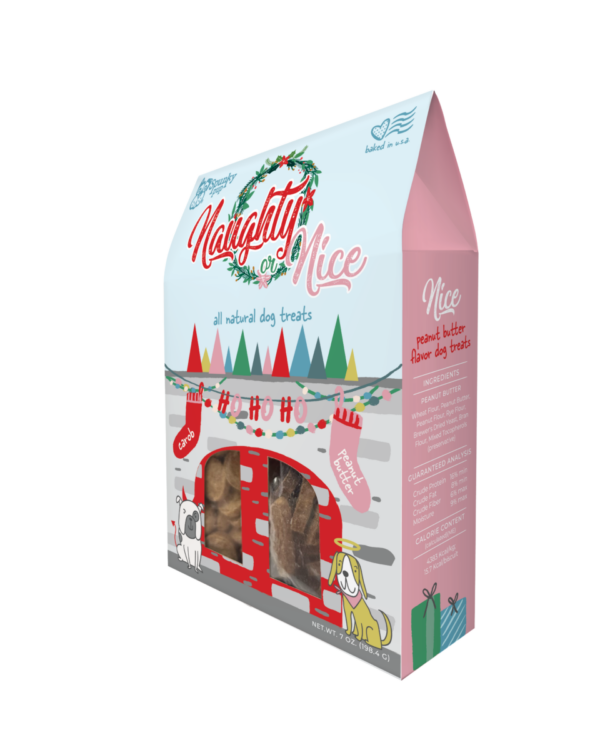 Naughty & Nice Holiday Dog Treats 7oz - Image 6